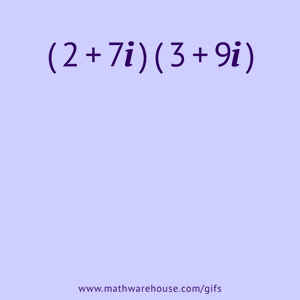 How to multiply complex numbers. These binomials can be multiplied with